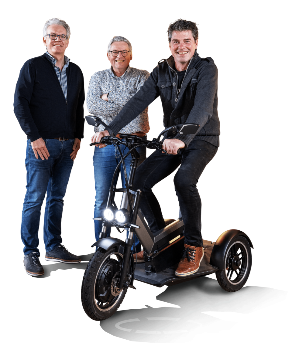 Tragar B.V. is opgericht door Martin Vossebeld, bedenker van het E-trike concept.